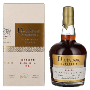 Dictador Jerarquia Borb�n 35 Year Old American Oak & Ex Bourbon Cask 1985 | 700ML