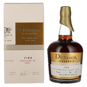 Dictador Jerarquia Fino 39 Year Old American Oak & Ex Sherry Cask 1981 | 700ML