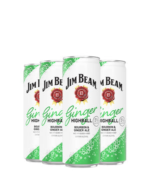 Jim Beam Ginger Highball Bourbon & Ginger Ale | 4*355ML